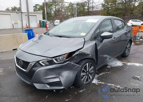 2021 Nissan Versa Sv Xtronic Cvt z USA, uszkodzony, nr VIN 3N1CN8EV6ML816532